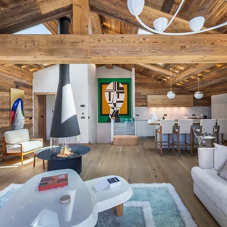 Διαμέρισμα Penthouse Familial Avec Piscine, Hammam, Sauna Et Parking A - Fr-1-569-83 Megève