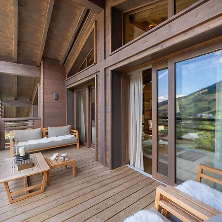 Penthouse Familial Avec Piscine, Hammam, Sauna Et Parking A - Fr-1-569-83 * Megève